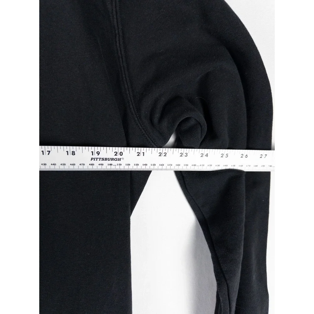 The North Face Hoodie Mens L Black Graphic Print‎ Fleece Outdoor Winter